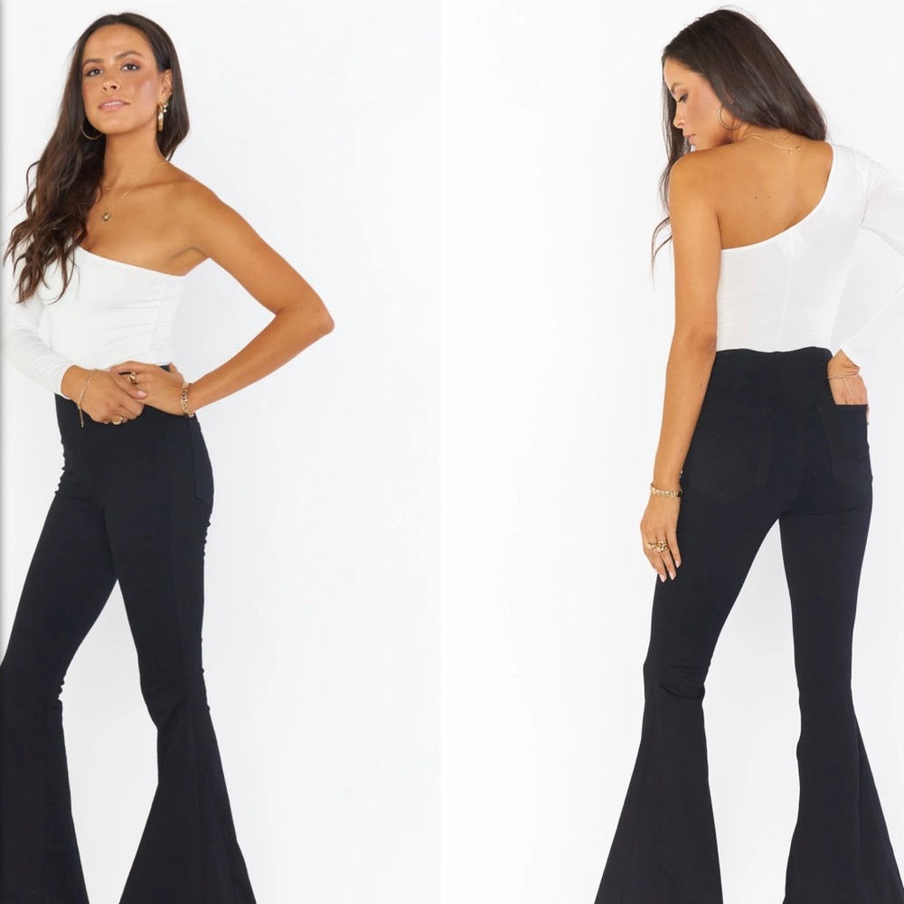 Show me your MuMu Berkeley Bells flare jeans size small